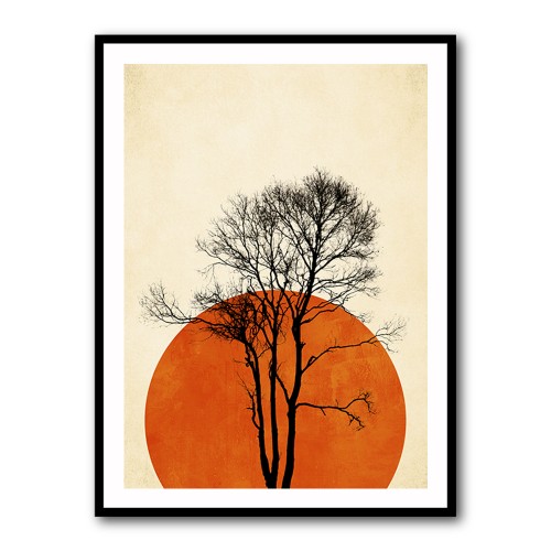Radiant Bloom Abstract Wall Art
